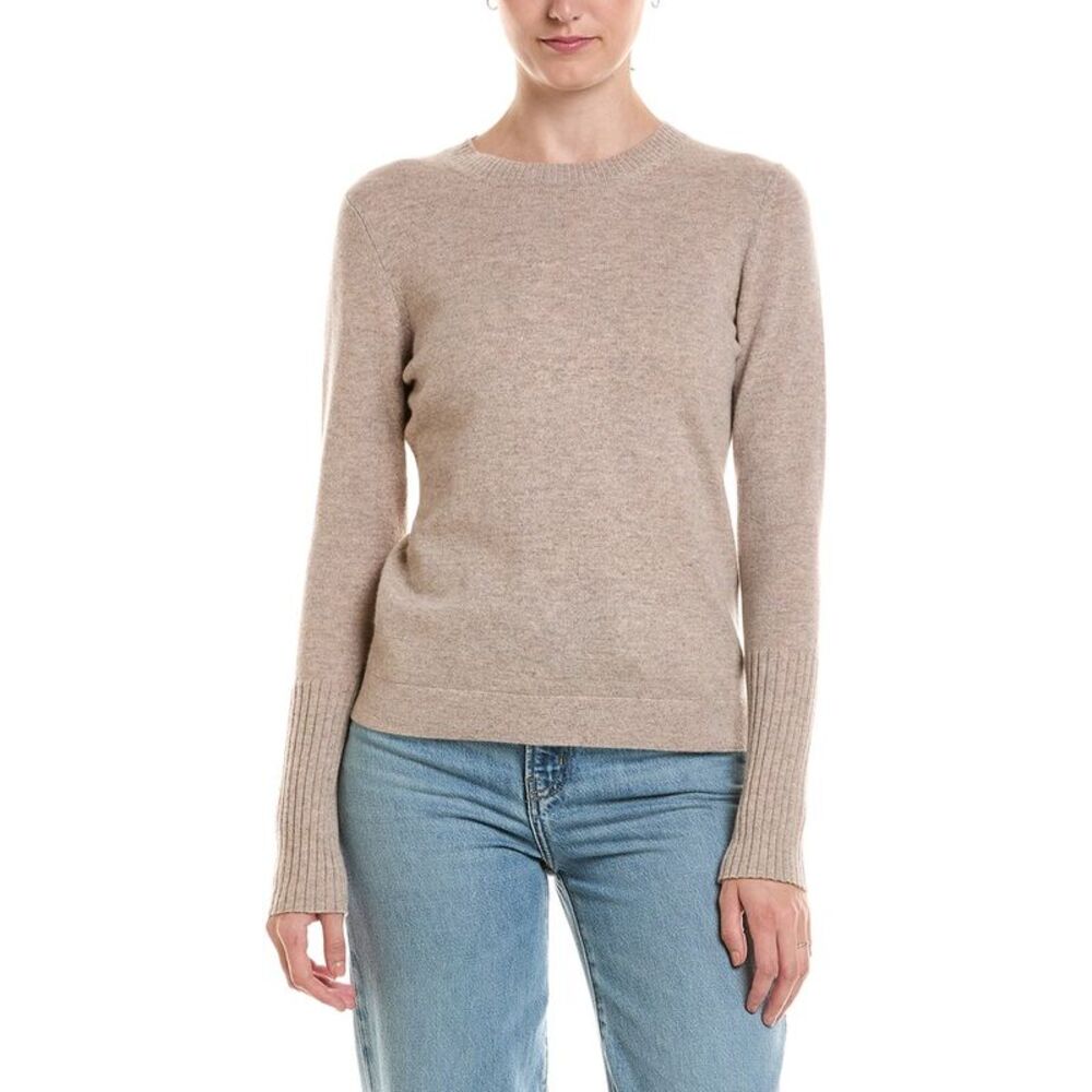 Forte Cashmere Womens  Crewneck 100% Cashmere Sweater